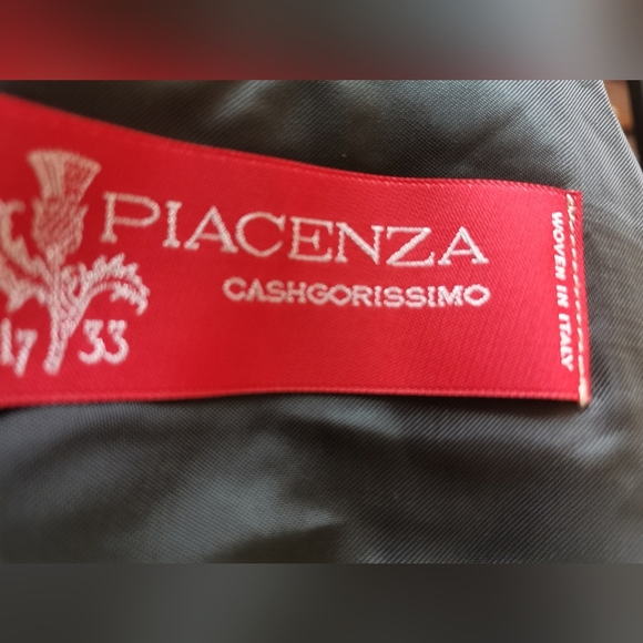 Cinzia Rocca  Dress Coat In Black Color Size 10 - Picture 5 of 9